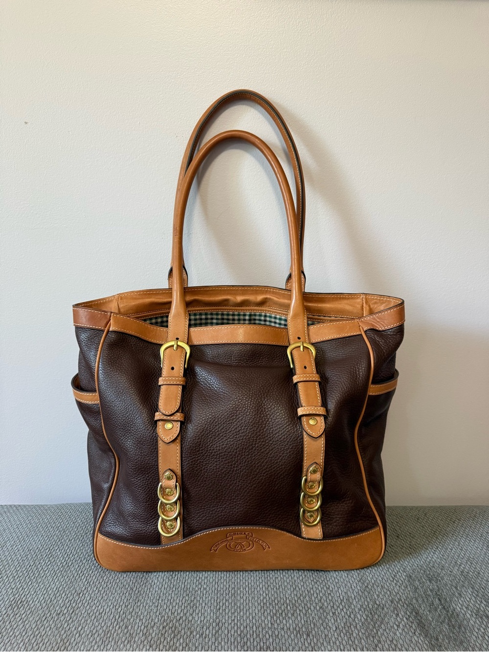 Ghurka Original Collection leather tote